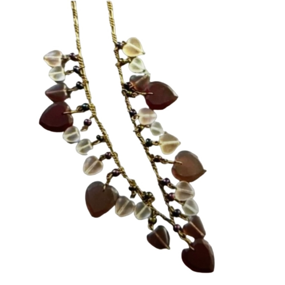 Vintage Pididdly Links Heart Charm Necklace - Picture 2 of 5